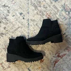 Black Suede Booties